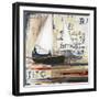 Blue Sailing Race I-Patricia Pinto-Framed Art Print