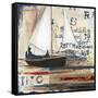 Blue Sailing Race I-Patricia Pinto-Framed Stretched Canvas