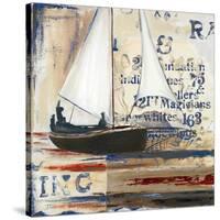 Blue Sailing Race I-Patricia Pinto-Stretched Canvas