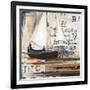 Blue Sailing Race I-Patricia Pinto-Framed Art Print