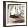 Blue Sailing Race I-Patricia Pinto-Framed Art Print