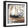 Blue Sailing Race I-Patricia Pinto-Framed Art Print