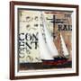 Blue Sailing Race II-Patricia Pinto-Framed Art Print