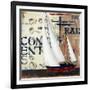 Blue Sailing Race II-Patricia Pinto-Framed Art Print