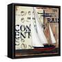 Blue Sailing Race II-Patricia Pinto-Framed Stretched Canvas