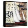 Blue Sailing Race II-Patricia Pinto-Framed Stretched Canvas