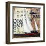 Blue Sailing Race II-Patricia Pinto-Framed Art Print