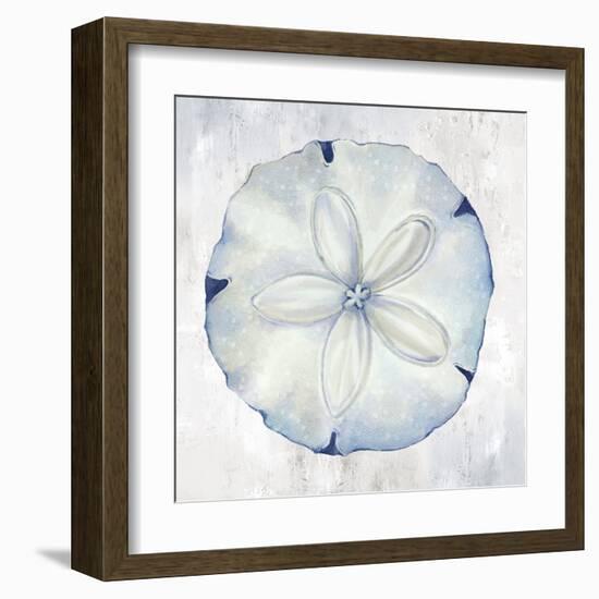 Blue Sand Dollar-Eli Jones-Framed Art Print