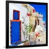 Blue Santorini II-null-Framed Premium Giclee Print