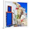 Blue Santorini II-null-Framed Premium Giclee Print