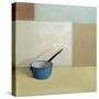 Blue Saucepan-William Packer-Stretched Canvas