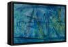 Blue Schooner-Brenda Brin Booker-Framed Stretched Canvas