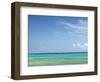 Blue Sea and Sky, Cancun, Mexico-Angelo Cavalli-Framed Photographic Print