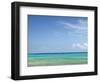 Blue Sea and Sky, Cancun, Mexico-Angelo Cavalli-Framed Photographic Print