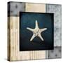 Blue Sea Bumpy Star-LightBoxJournal-Stretched Canvas