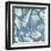 Blue Sea Mash Up-Jace Grey-Framed Art Print