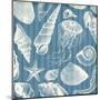 Blue Sea Mash Up-Jace Grey-Mounted Art Print