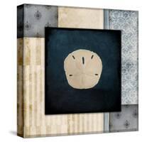 Blue Sea Sand Dollar-LightBoxJournal-Stretched Canvas