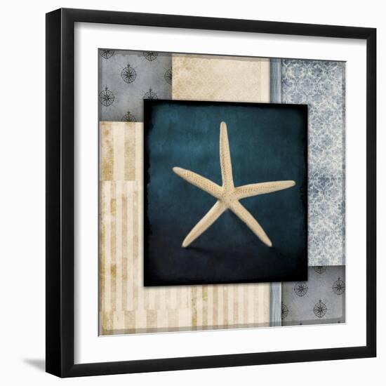 Blue Sea Starfish-LightBoxJournal-Framed Giclee Print