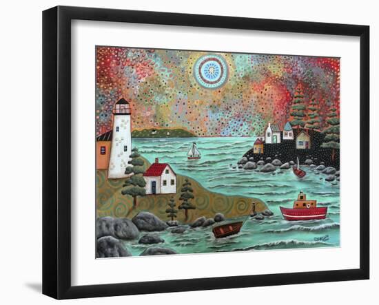 Blue Sea-Karla Gerard-Framed Giclee Print