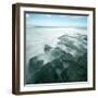 Blue Seascape 01-Tom Quartermaine-Framed Giclee Print