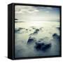 Blue Seascape 02-Tom Quartermaine-Framed Stretched Canvas