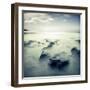 Blue Seascape 02-Tom Quartermaine-Framed Giclee Print