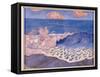 Blue Seascape, Wave Effect, c.1893-Georges Lacombe-Framed Stretched Canvas