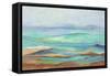 Blue Serene Seascape-Jacob Q-Framed Stretched Canvas