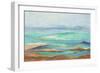 Blue Serene Seascape-Jacob Q-Framed Art Print