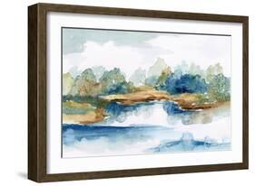 Blue Serenity-null-Framed Art Print