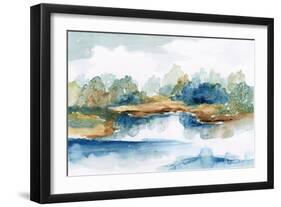 Blue Serenity-null-Framed Art Print