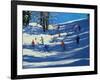 Blue Shadows, Morzine-Andrew Macara-Framed Giclee Print