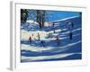 Blue Shadows, Morzine-Andrew Macara-Framed Giclee Print