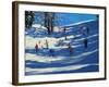 Blue Shadows, Morzine-Andrew Macara-Framed Giclee Print