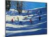 Blue Shadows, Morzine-Andrew Macara-Mounted Giclee Print