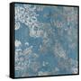 Blue Shapes-Aimee Wilson-Framed Stretched Canvas