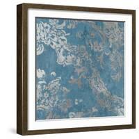 Blue Shapes-Aimee Wilson-Framed Art Print