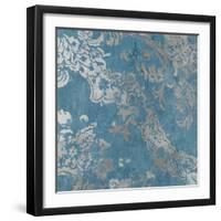 Blue Shapes-Aimee Wilson-Framed Art Print