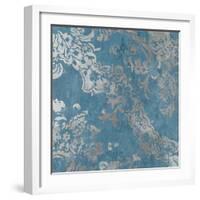 Blue Shapes-Aimee Wilson-Framed Art Print