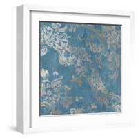 Blue Shapes-Aimee Wilson-Framed Art Print