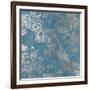 Blue Shapes-Aimee Wilson-Framed Premium Giclee Print