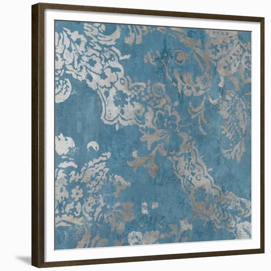 Blue Shapes-Aimee Wilson-Framed Premium Giclee Print