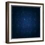 Blue Shining Pattern. Vector Background-Mastak A-Framed Art Print