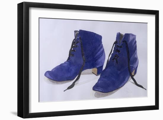 Blue Shoes, 1997-Alan Byrne-Framed Giclee Print