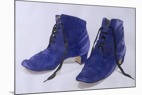 Blue Shoes, 1997-Alan Byrne-Mounted Giclee Print