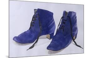 Blue Shoes, 1997-Alan Byrne-Mounted Giclee Print