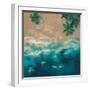 Blue Shore-Danusia Keusder-Framed Art Print