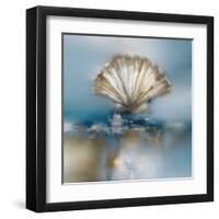 Blue Shores Clam-J^P^ Prior-Framed Art Print