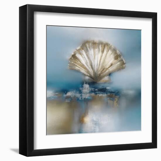 Blue Shores Clam-J^P^ Prior-Framed Art Print